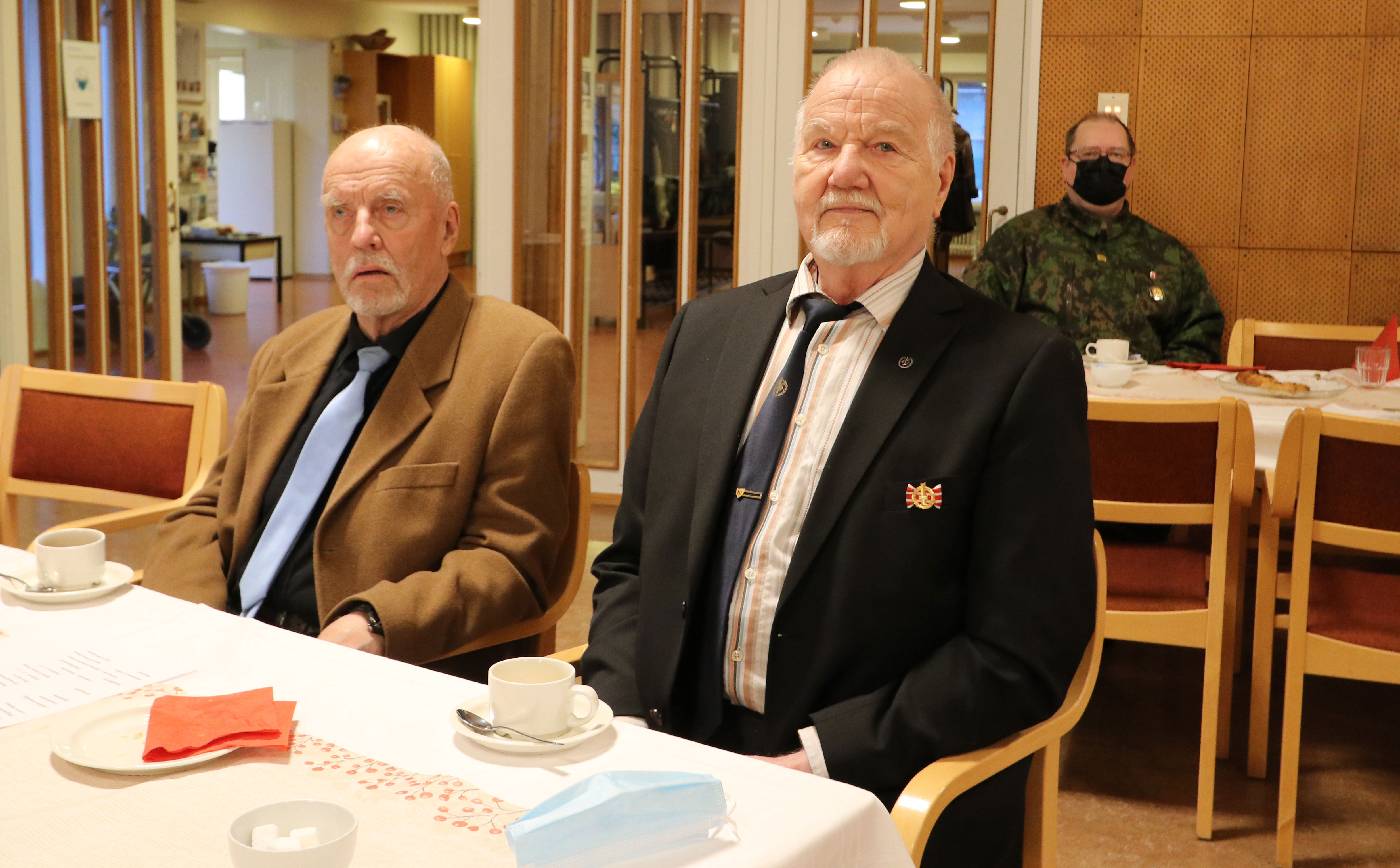 Olavi Andersson ja Kari Lavonen, läsnä kaikkina vuosina juhlissa